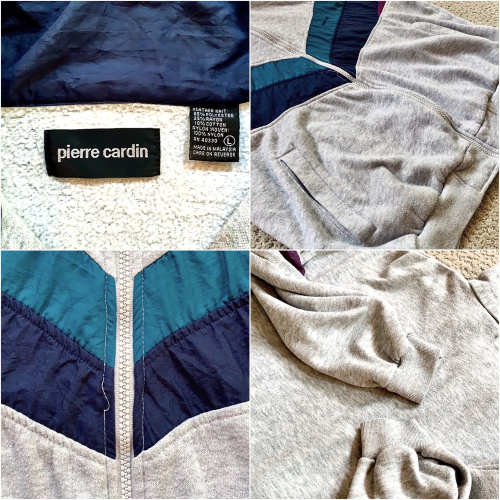 Mens Vintage Pierre Cardin Designer Sweatsuit LRG - Picture 10 of 16